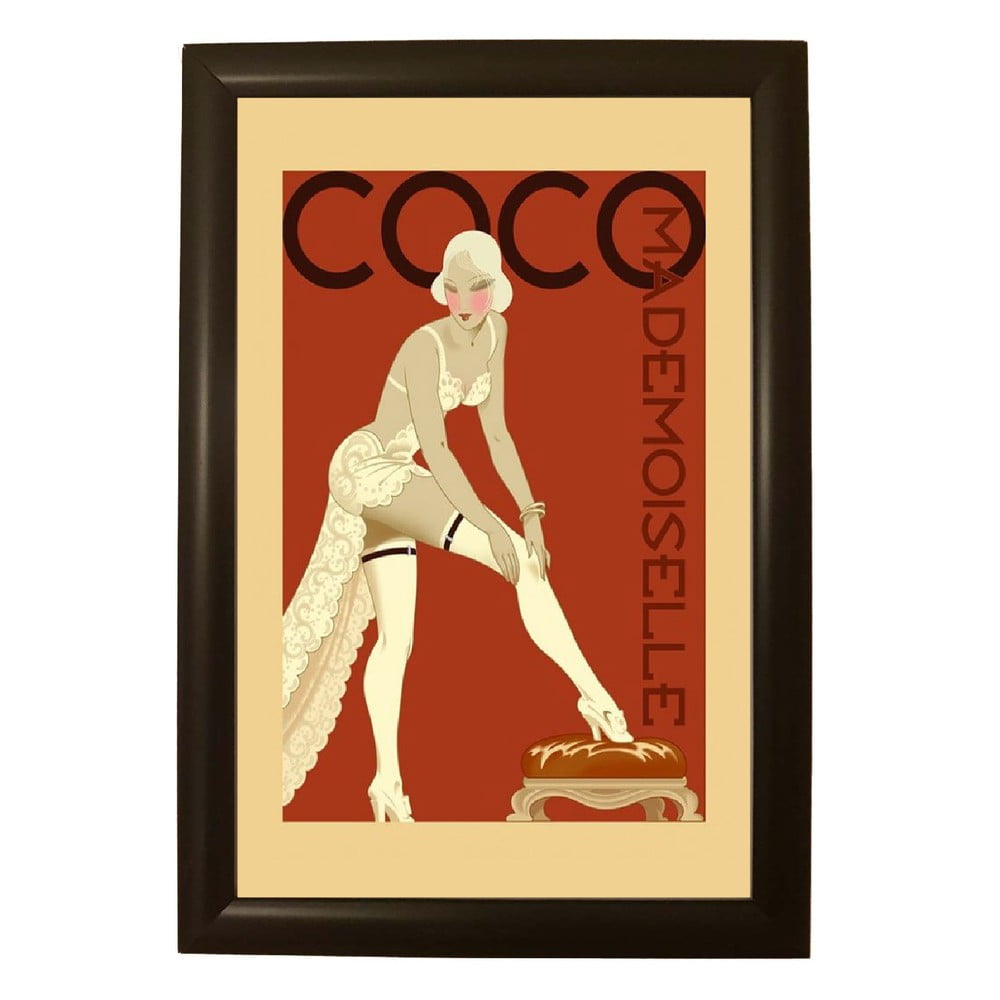Coco poszter fekete keretben