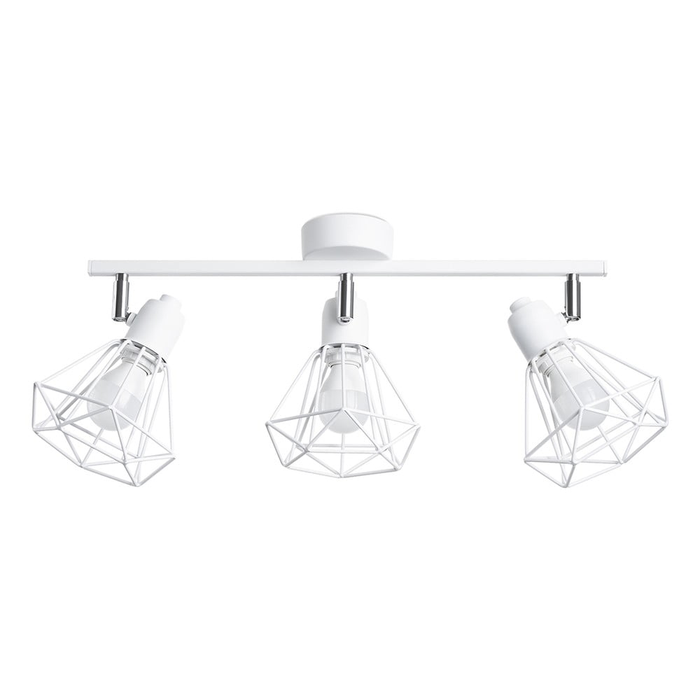 Fehér mennyezeti lámpa ø 10 cm Varpu – Nice Lamps