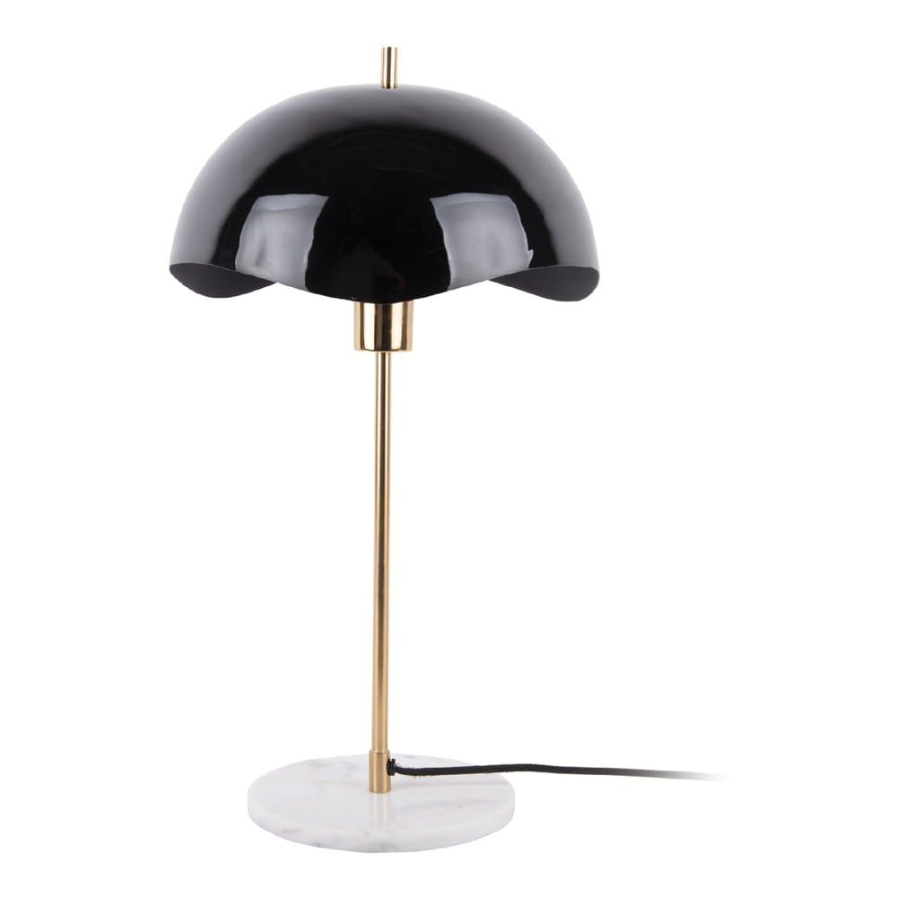 Fekete asztali lámpa (magasság 56 cm)  Waved Dome – Leitmotiv