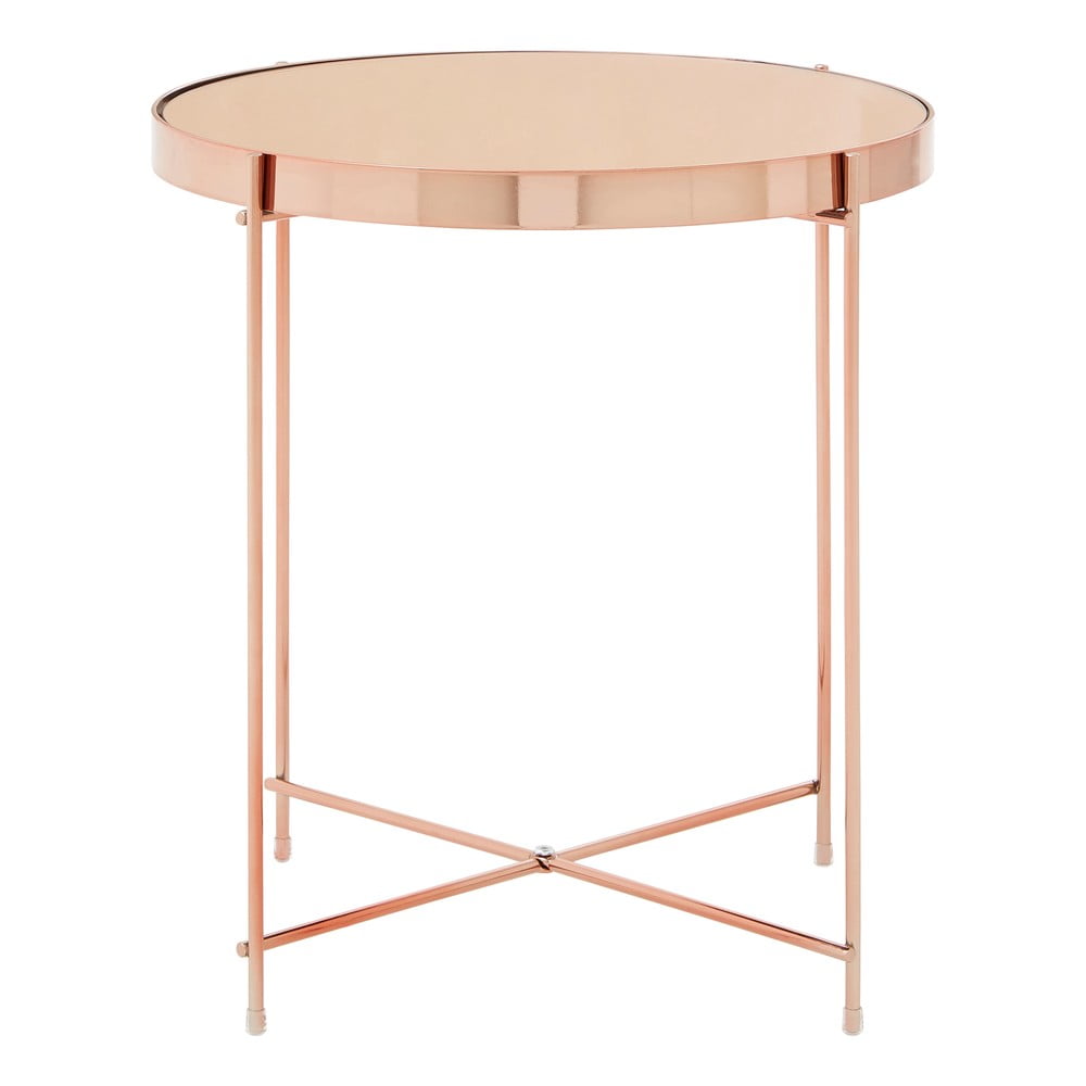 Kerek tárolóasztal üveg asztallappal ø 43 cm Allure – Premier Housewares