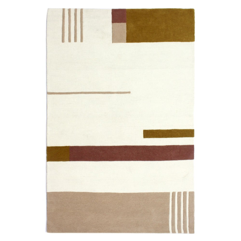 Krémszínű gyapjú szőnyeg 160x230 cm Cambrils – Kave Home