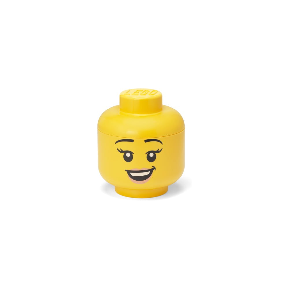 Műanyag gyerek tárolódoboz Head – LEGO®