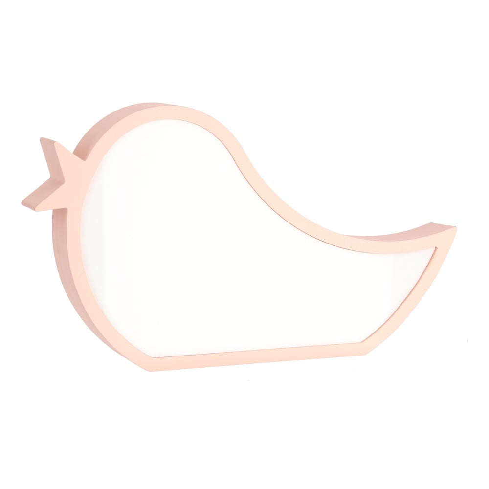 Rózsaszín gyerek éjjelilámpa Bird – Candellux Lighting
