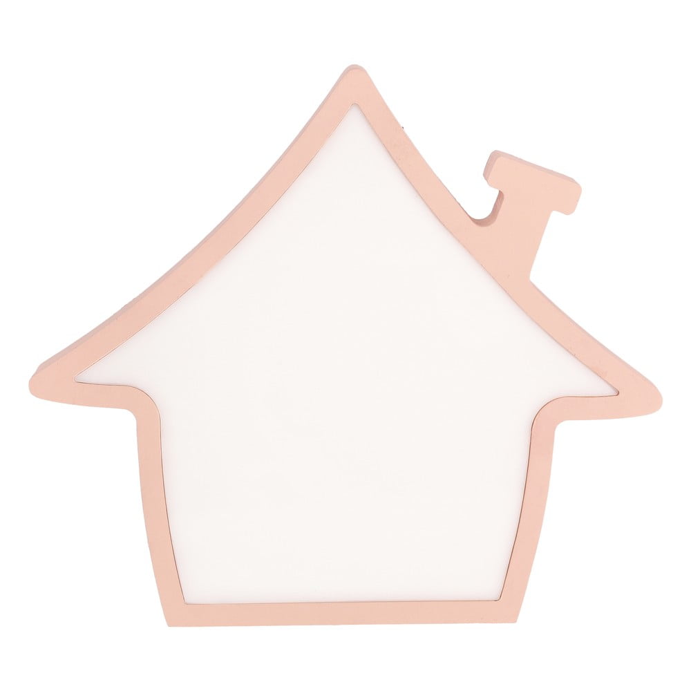 Rózsaszín gyerek éjjelilámpa House – Candellux Lighting