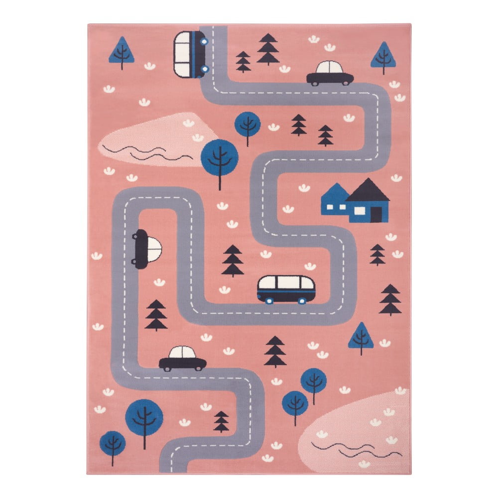 Rózsaszín gyerek szőnyeg 160x220 cm Adventures – Hanse Home