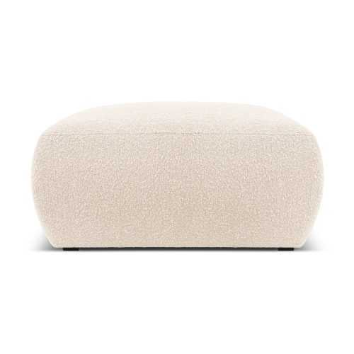 Bézs buklé puff Molino – Micadoni Home