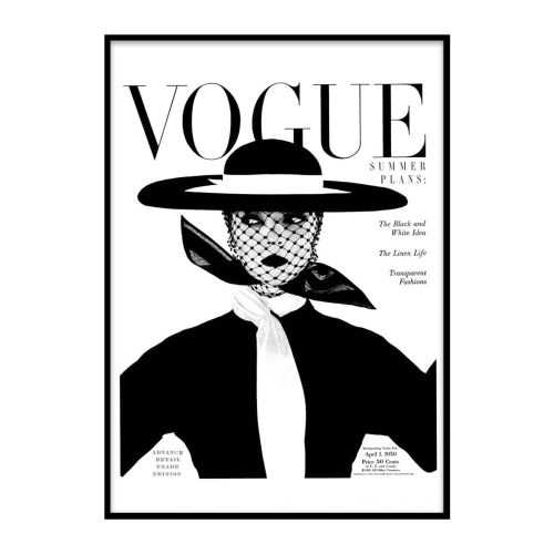 Vogue keretezett plakát