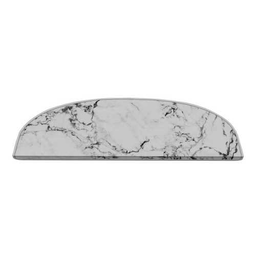 Fehér lépcsőszőnyeg szett 16 db-os 20x65 cm Marble Dream – Vitaus