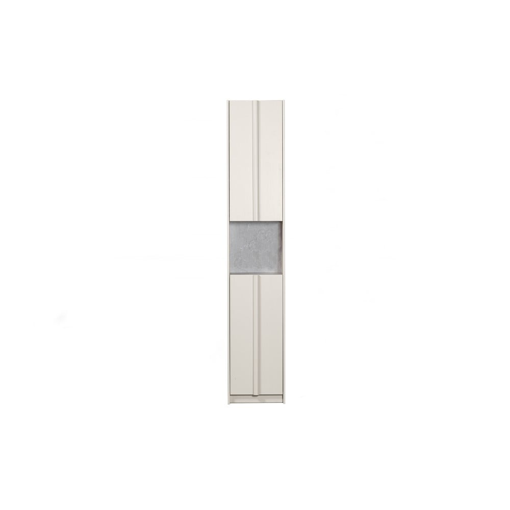 Krémszínű borovi fenyő moduláris szekrény 40x210 cm Basu – WOOOD