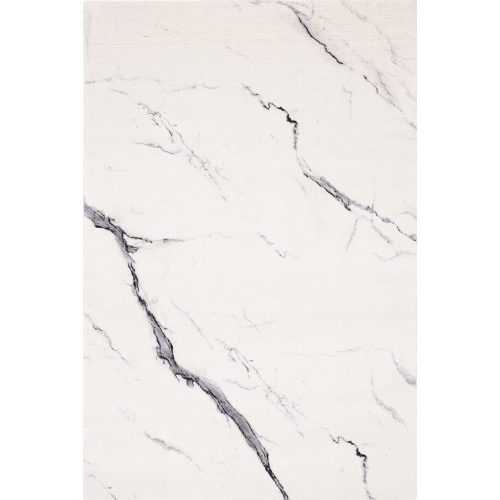 Krémszínű gyapjú szőnyeg 133x180 cm Marble – Agnella