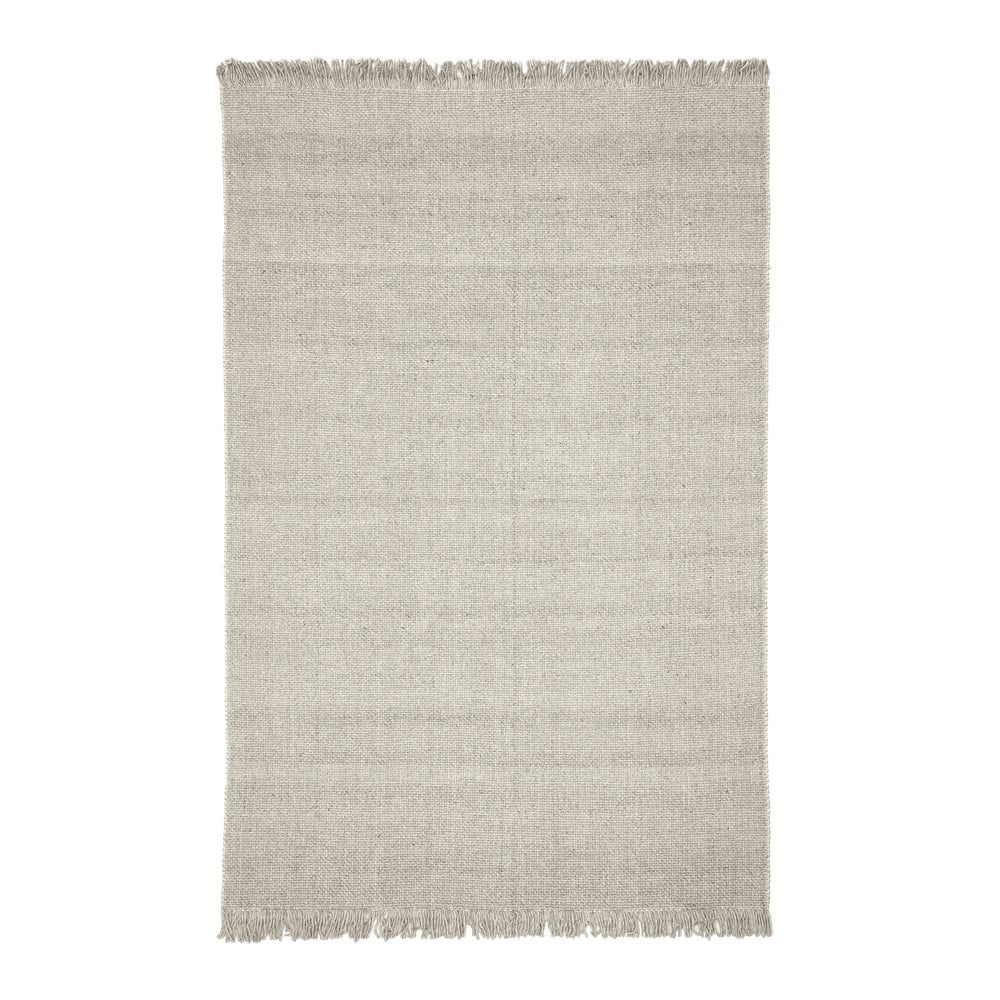 Krémszínű gyapjú szőnyeg 160x230 cm Fornells – Kave Home
