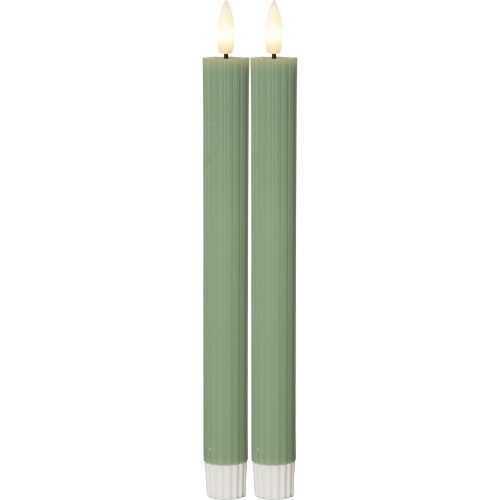 LED gyertya szett 2 db-os (magasság 25 cm) Flamme Stripe – Star Trading