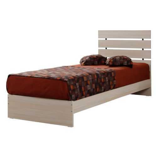 Natúr színű egyszemélyes ágy 120x200 cm Fuga – Kalune Design