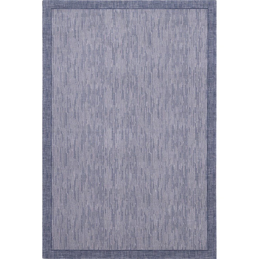 Sötétkék gyapjú szőnyeg 160x240 cm Linea – Agnella