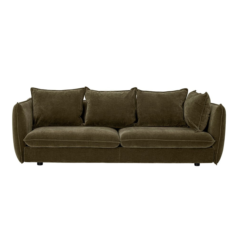 Sötétzöld kanapé 228 cm Austin – Bloomingville