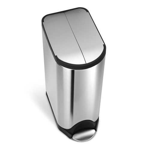 Acél pedálos szemetes 30 l - simplehuman