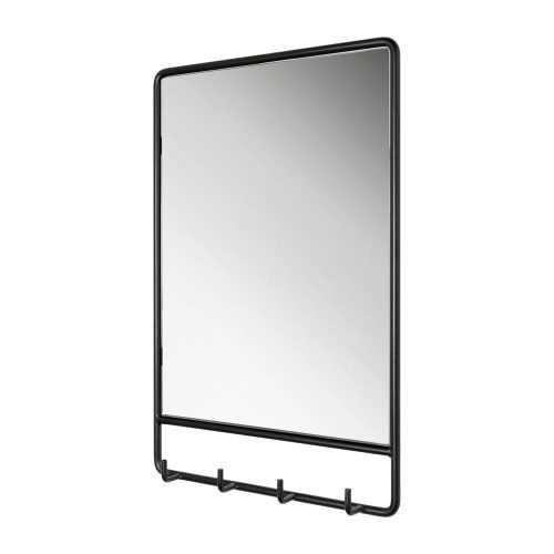 Fali tükör fogassal 40x60 cm Clint – Spinder Design