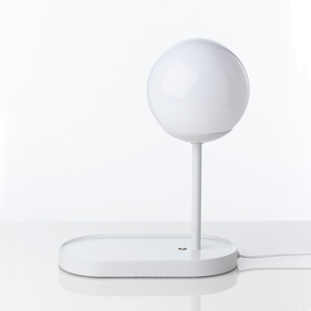 Fehér LED asztali lámpa (magasság 33 cm) – Tomasucci