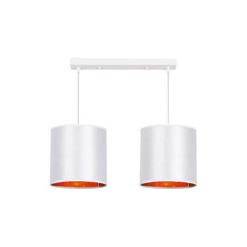 Fehér függőlámpa 20x54 cm Atlanta – Candellux Lighting