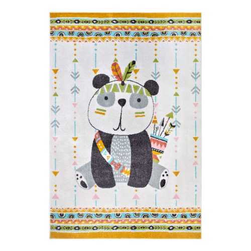 Krémszínű gyerek szőnyeg 120x170 cm Panda – Hanse Home