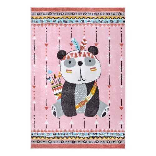 Rózsaszín gyerek szőnyeg 160x235 cm Panda – Hanse Home