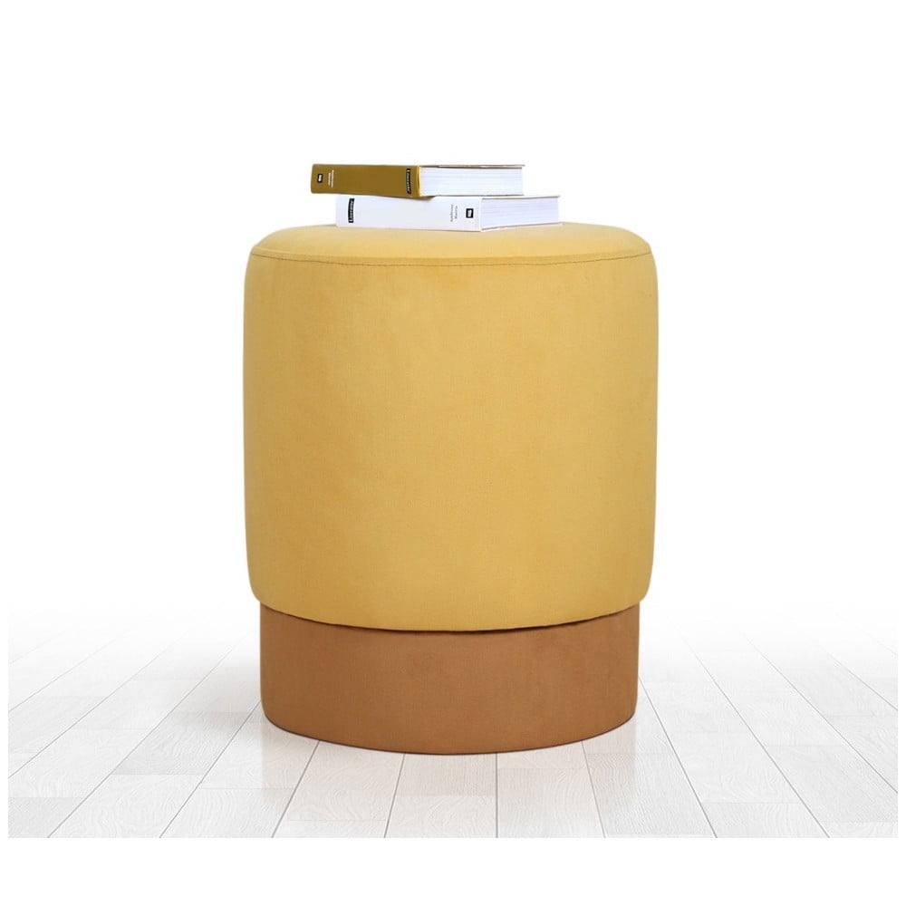 Sárga puff Ropp – Balcab Home