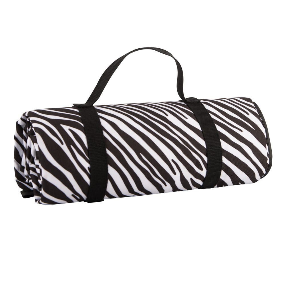 Zebra Stripes fekete-fehér piknik takaró