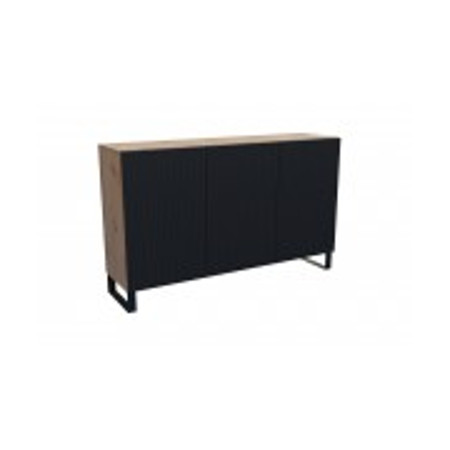 Komoda Remo 150 cm Dub artisan-černá Furniture