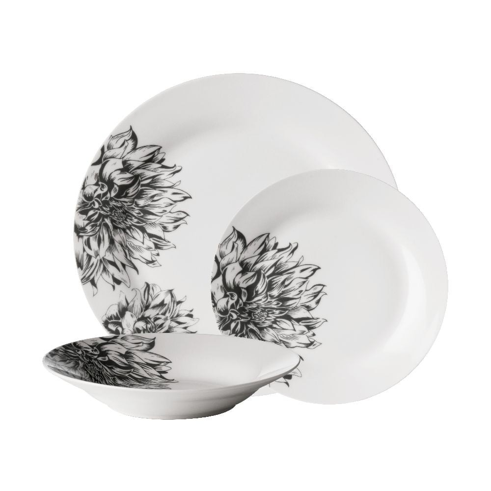 Porcelán étkészlet 12 db-os Avie – Premier Housewares