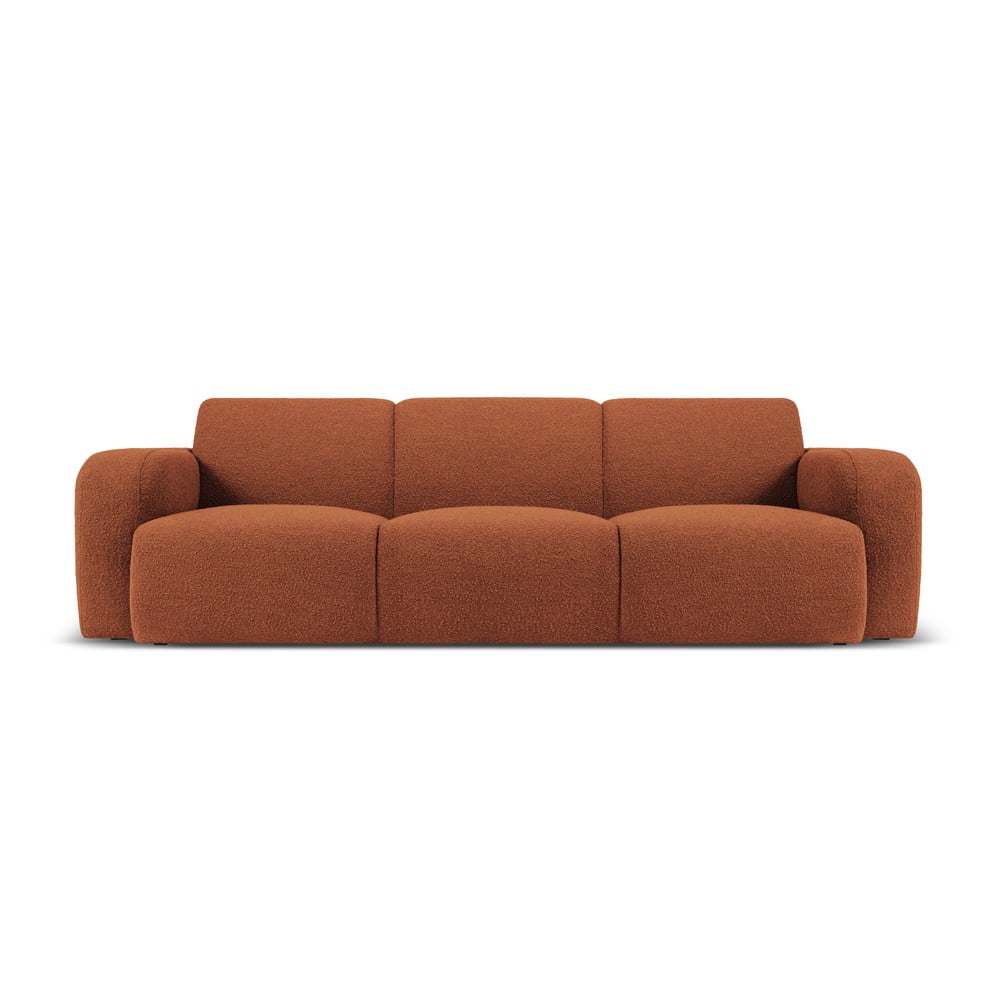 Barna buklé kanapé 235 cm Molino – Micadoni Home