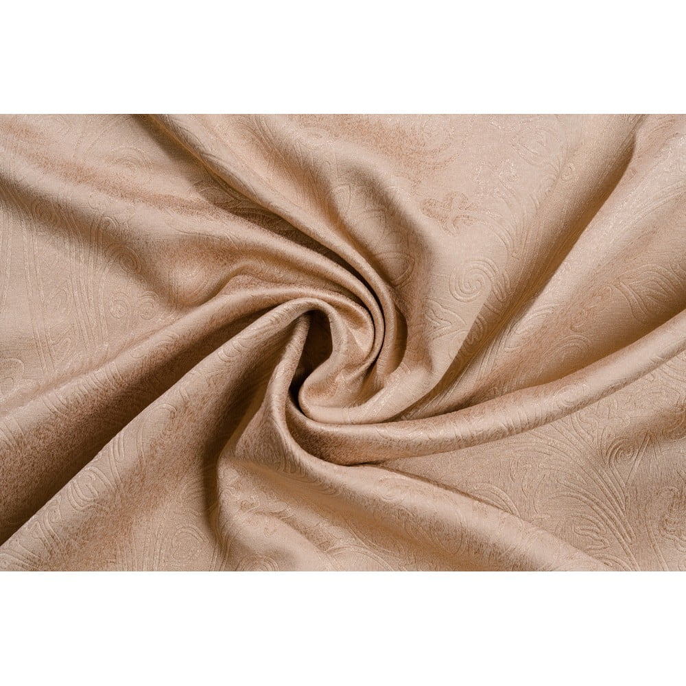 Barna függöny 140x270 cm Cora – Mendola Fabrics