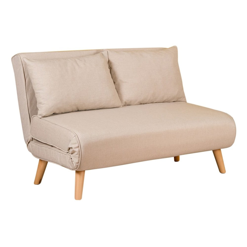 Bézs kinyitható kanapé 120 cm Folde – Artie