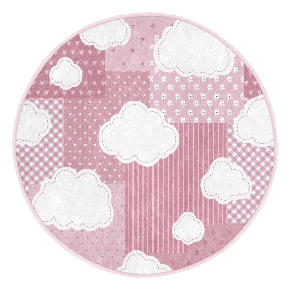 Rózsaszín gyerek szőnyeg ø 120 cm Comfort – Mila Home