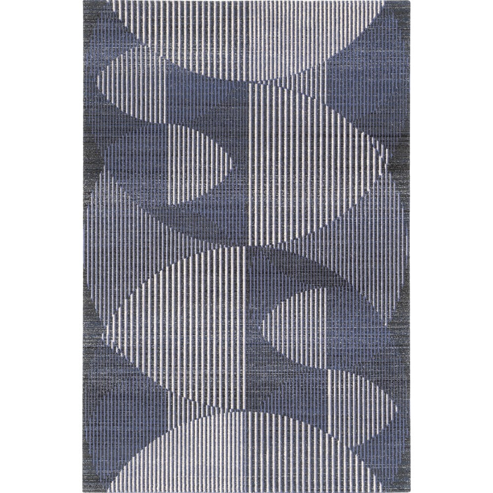 Sötétkék gyapjú szőnyeg 200x300 cm Shades – Agnella