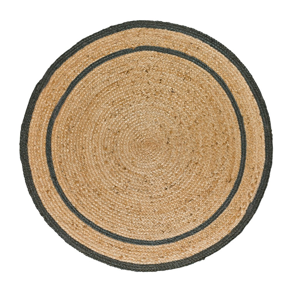 Szürke-natúr színű kerek szőnyeg ø 90 cm Mahon – Universal