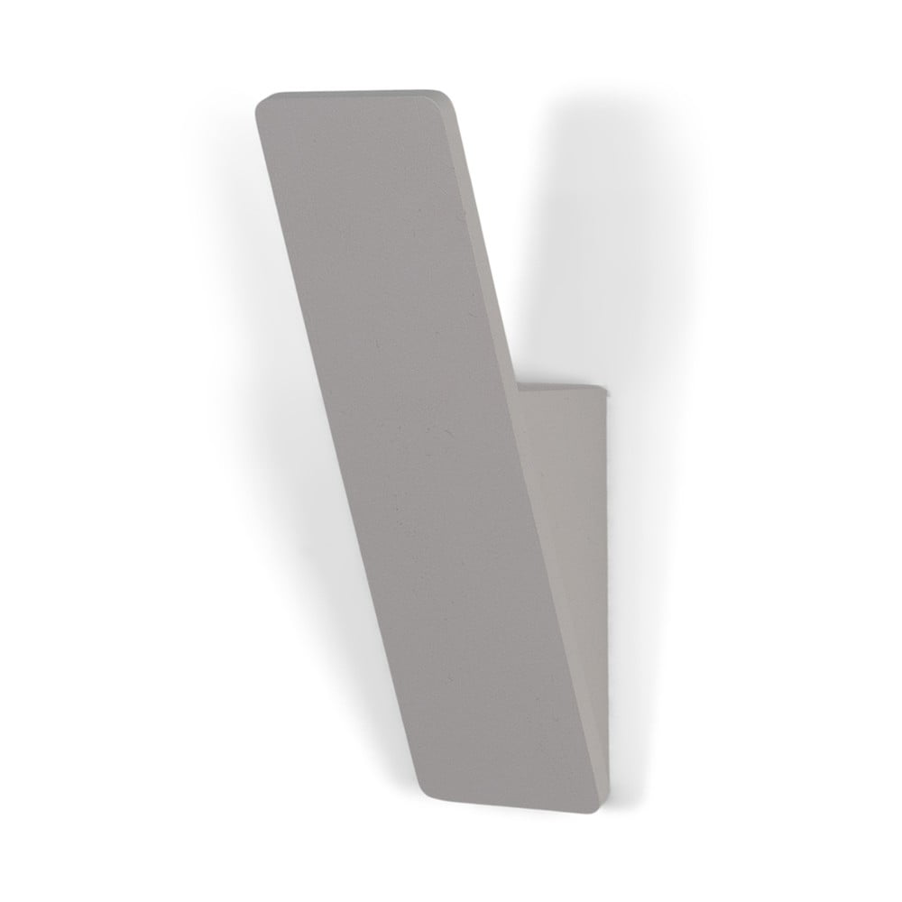 Világosszürke fali acél akasztó Angle – Spinder Design