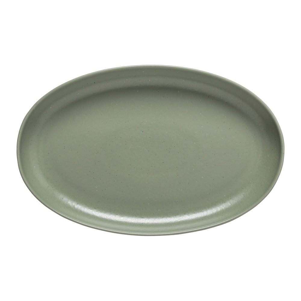 Világoszöld agyagkerámia szervírozó tányér 32x20.5 cm Pacifica – Casafina