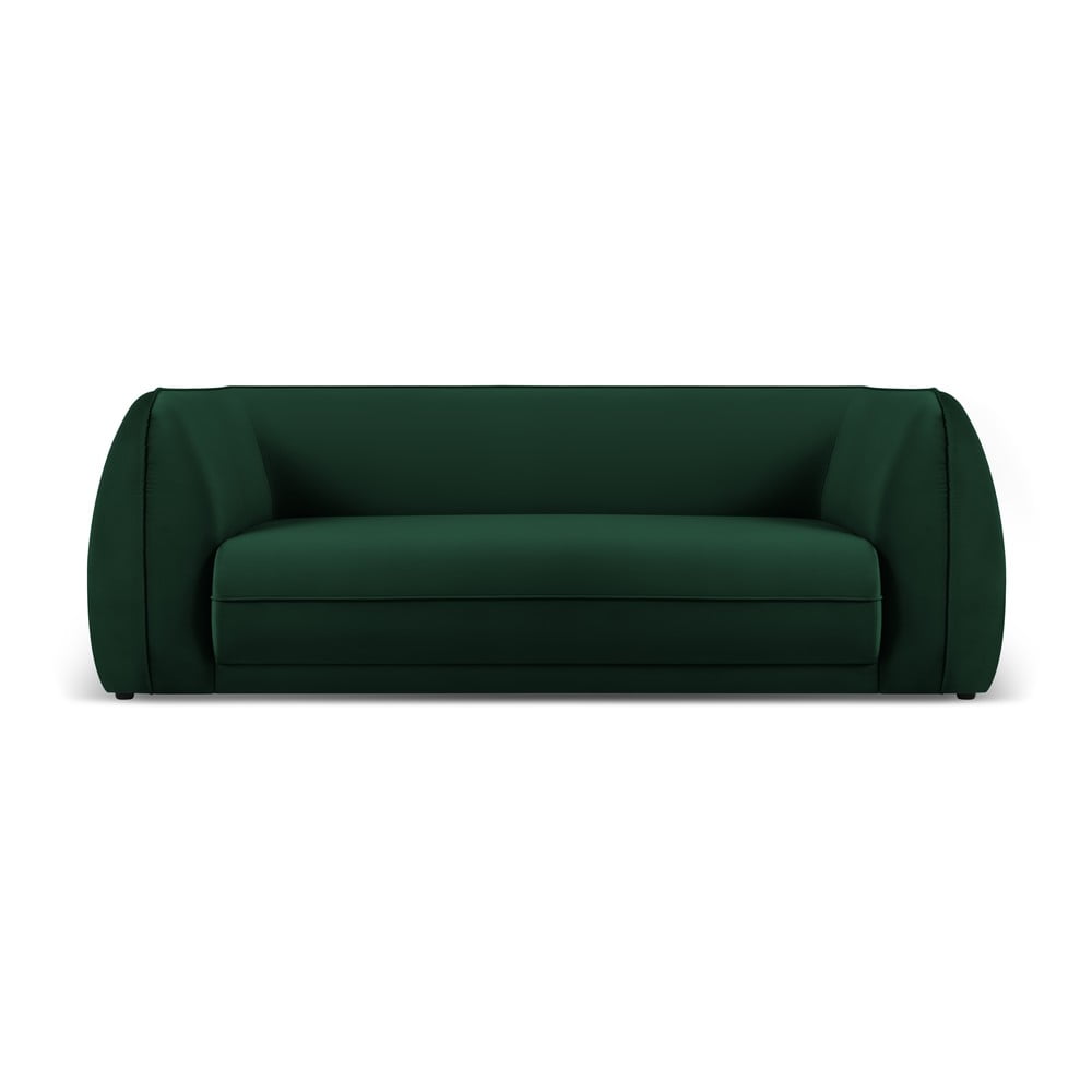 Zöld bársony kanapé 225 cm Lando – Micadoni Home