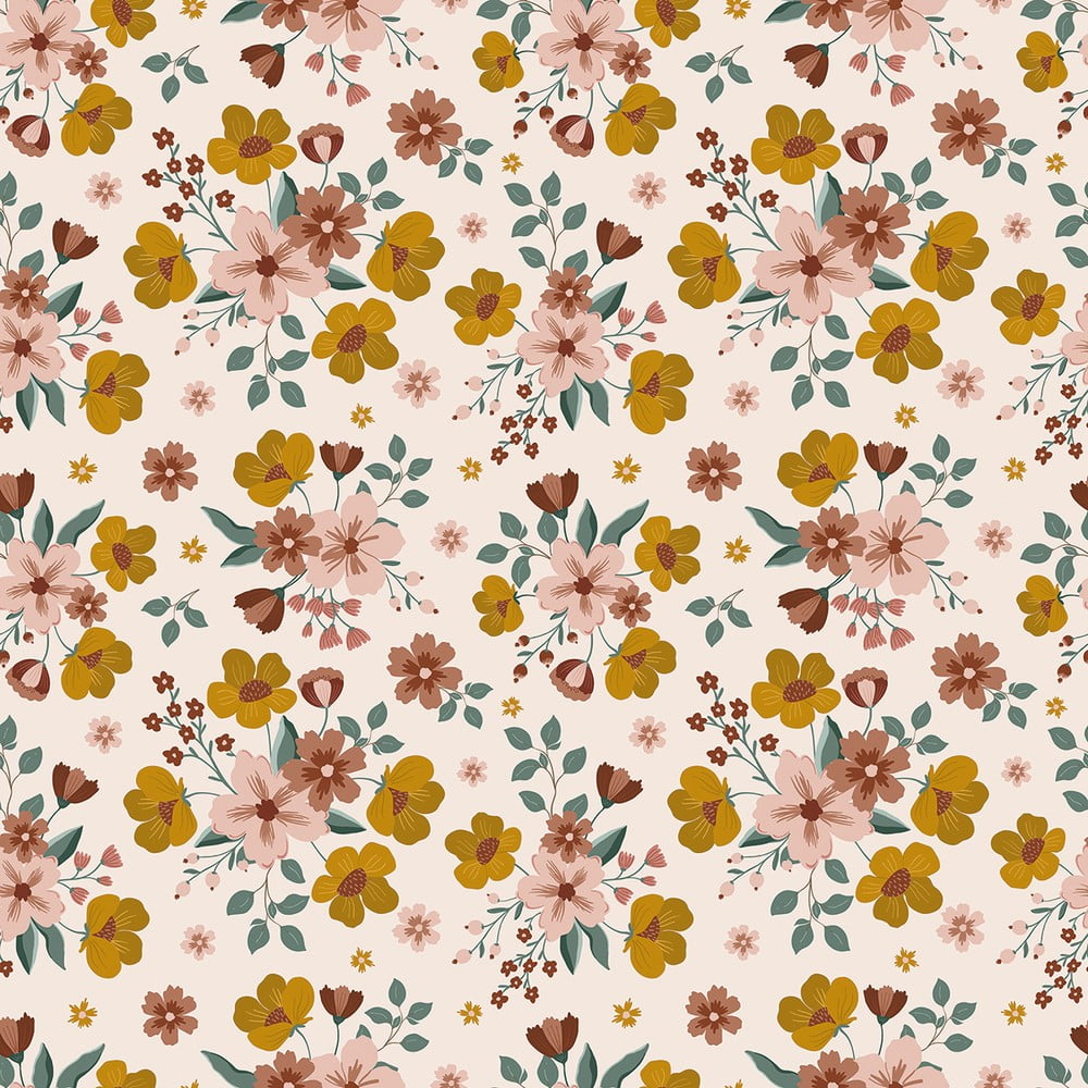 Gyerek tapéta 10 m x 50 cm Fall Bouquets – Lilipinso