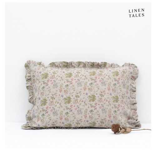 Len párnahuzat 40x40 cm Botany 2 – Linen Tales
