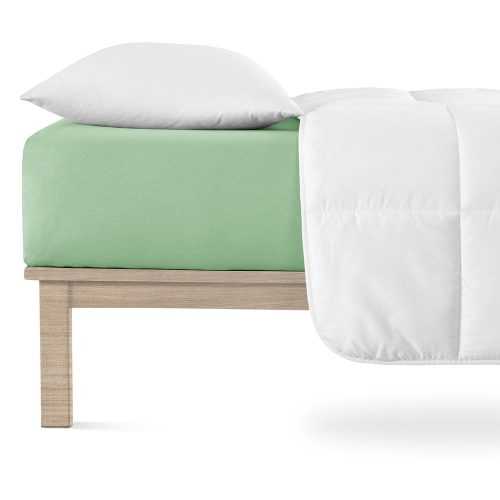 Zöld gumis jersey lepedő 160x200 cm Boxspring – Andrea Simone