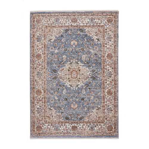 Kék-bézs futószőnyeg 80x300 cm Vintage – Think Rugs