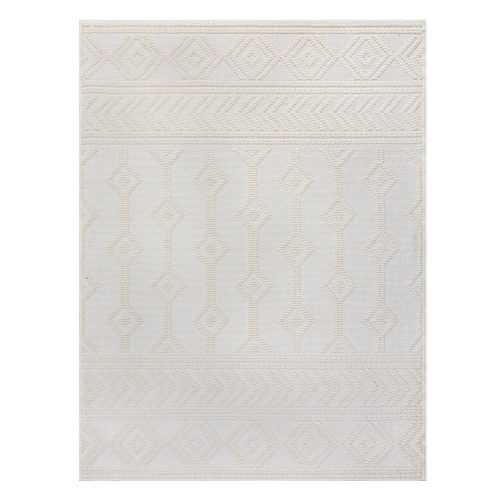 Krémszínű zsenília szőnyeg 160x240 cm Shyla – Flair Rugs