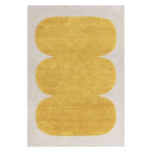 Okkersárga kézi szövésű gyapjú szőnyeg 200x290 cm Canvas – Asiatic Carpets