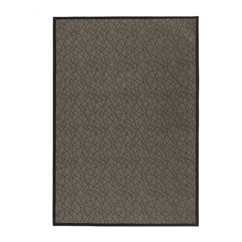 Sötétszürke PVC szőnyeg 140x200 cm Geo Gold – Casa Selección