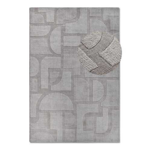 Szürke kézi szövésű gyapjú szőnyeg 80x150 cm Alexis – Villeroy&Boch