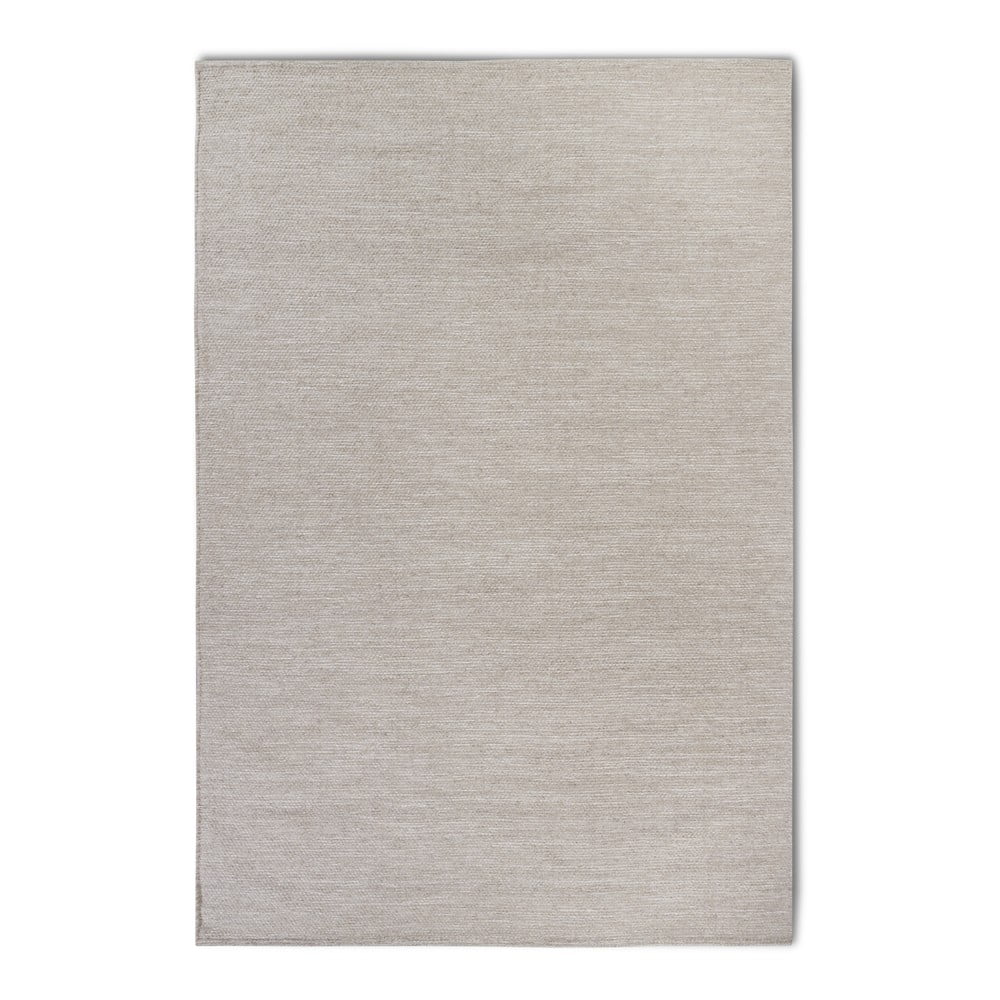 Bézs kézi szövésű gyapjúkeverék szőnyeg 120x170 cm Pradesh Linen White – Elle Decoration
