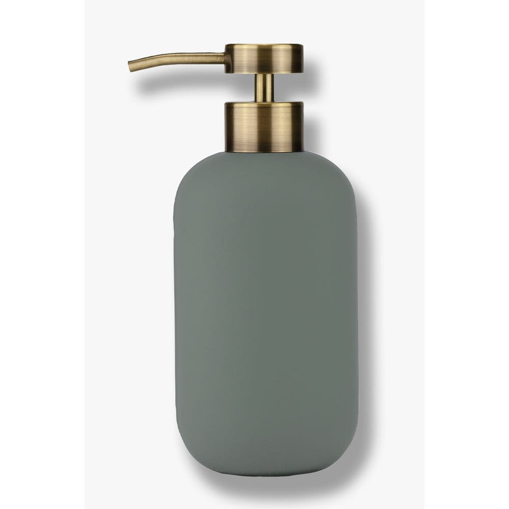 Zöld kerámia szappanadagoló 200 ml Lotus – Mette Ditmer Denmark