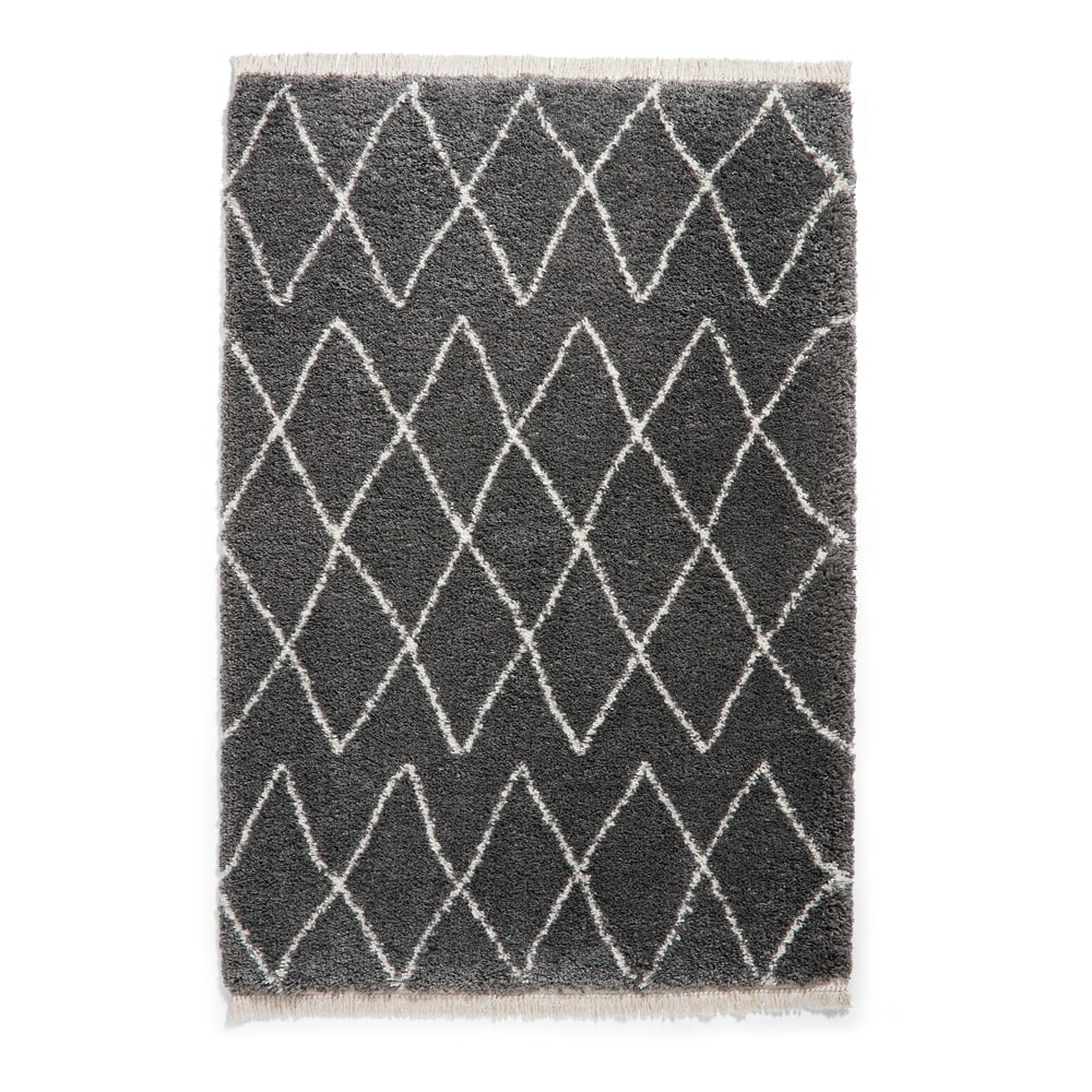Sötétszürke szőnyeg 80x150 cm Boho – Think Rugs
