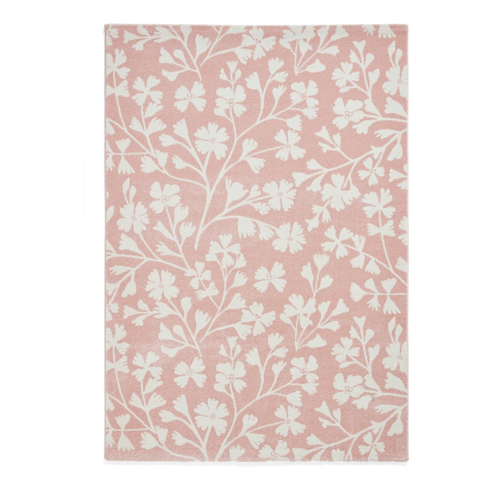 Világos rózsaszín szőnyeg 160x230 cm Grace Floral – Catherine Lansfield
